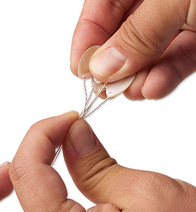 twisted wire with beads